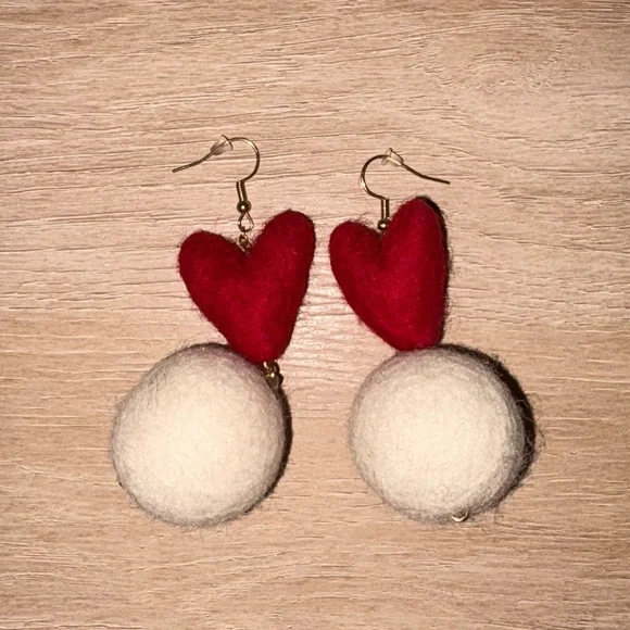 Jack Skellington Earrings by Fruity Poms - Picture 2 of 2